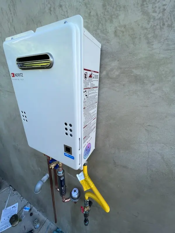 Tankless water heater installation for Bryant homes